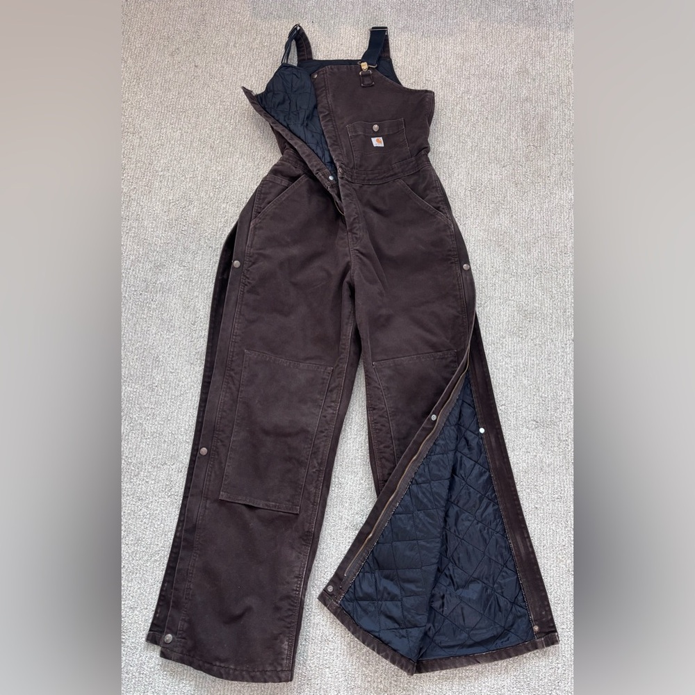 Carhartt Women’s Duck Insulated Bib Overalls